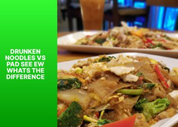 Drunken Noodles and Pad See Ew