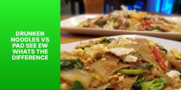 Drunken Noodles and Pad See Ew
