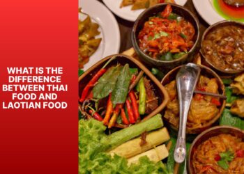 thai food and laotian food
