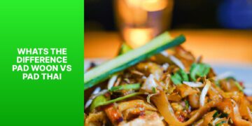 pad woon and pad thai