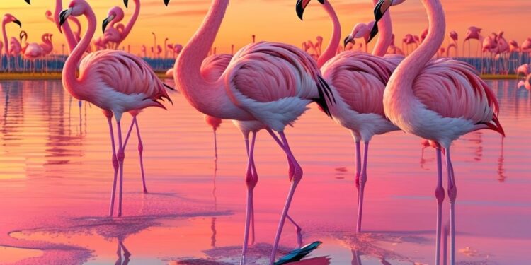 flamingos